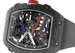 RICHAL MILL - Automatic Sebastian OJET Carbon TPT| by Richard Mille| RM67 - 02| Skeleton Clock Automatic Winding Rubber| Commissions| Unused item| - Image 6