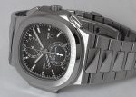 Patek Philippe - Nautilus| PATEK PHILIPPE| 5990 / 1A - 001| SS Black Clock Automatic Winding Bracelet| Commissions| Middle Ages| - Image 6