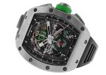 Richard Mill - Automatic Flyback Chronograph Robert Mancini| RICHARD MILLE| RM11 - 01| TI Skeleton Clock Automatic Winding Rubber| Middle Ages| - Image 7