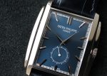 Patek Philippe - Gondo| PATEK PHILIPPE| 5124G - 011| WG Blue Clock Hand Winding Leather| Middle Ages| - Image 7