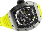 RICHERMILL - Automatic Declutchable Rotor| RICHARD MILLE| RM030| TI Skeleton Clock Automatic Winding Rubber| Middle Ages| - Image 7