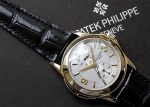 Patek Philippe - Calatrava Travel Time| PATEK PHILIPPE| 5134 J - 011| YG Silver Clock Automatic Leather| Middle Ages| - Image 7