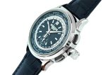 Patek Philippe - World Time Chronograph| PATEK PHILIPPE| 5930G-001| WG Blue Clock Automatic Winding Leather| Commissions| Unused item| - Image 2