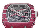RICHALMILL - Automatic Muttaz Esa Balsim High Jump| RICHARD MILLE| RM67 - 02| Quartz TPT / Carbon TPT Skeleton Dial Winding Elastic - Image 7