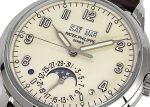 Patek Philippe - Grand Complication Perpetual Calendar| PATEK PHILIPPE| 5320G - 001| WG ivory clock automatic winding leather| Commissions| Middle Ages| - Image 6