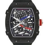 RICHAL MILL - Automatic Sebastian OJET Carbon TPT| by Richard Mille| RM67 - 02| Skeleton Clock Automatic Winding Rubber| Unused item|