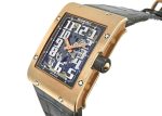 Richards Mill - Automatic Extra Flat| RICHARD MILLE| RM016| RG Skeleton Clock Automatic Leather| Middle Ages| - Image 2