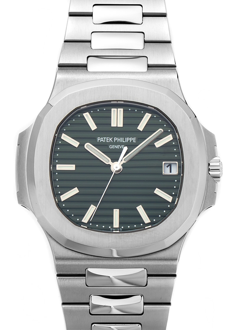 Patek Philippe - Nautilus| PATEK PHILIPPE| 5711 / 1A - 014| SS Green Clock Automatic Winding Bracelet Patek Philippe - Nautilus| PATEK PHILIPPE| 5711 / 1A - 014| SS Green Clock Automatic Winding Bracelet - Image 1