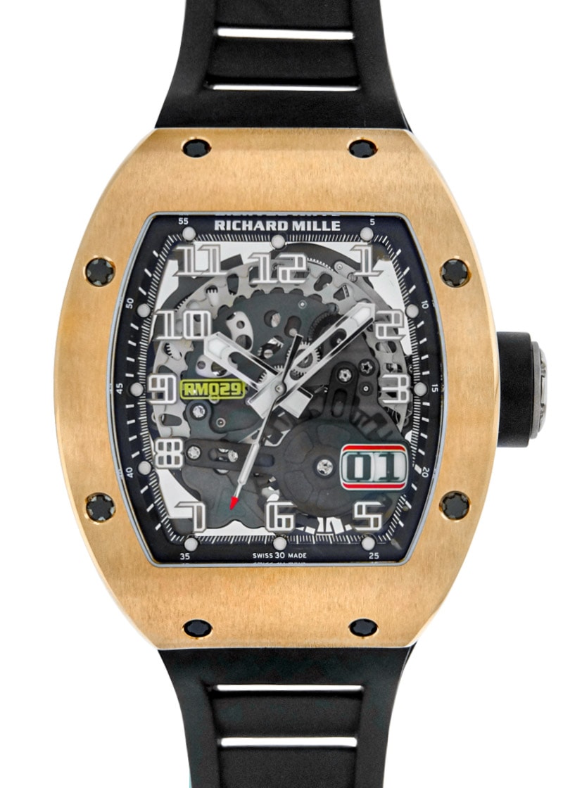 Richard Mill - Automatic Oversize Date| RICHARD MILLE| RM 029| RG Skeleton Dial Automatic Winding Rubber| Commissions| Middle Ages| Richard Mill - Automatic Oversize Date| RICHARD MILLE| RM 029| RG Skeleton Dial Automatic Winding Rubber| Commissions| Middle Ages| - Image 1