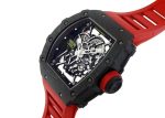 RICHAL MILL - Automatic Rafael Nadal Carbon TPT| by Richard Mille| RM35 - 02| Skeleton Clock Automatic Winding Rubber| Commissions| - Image 2