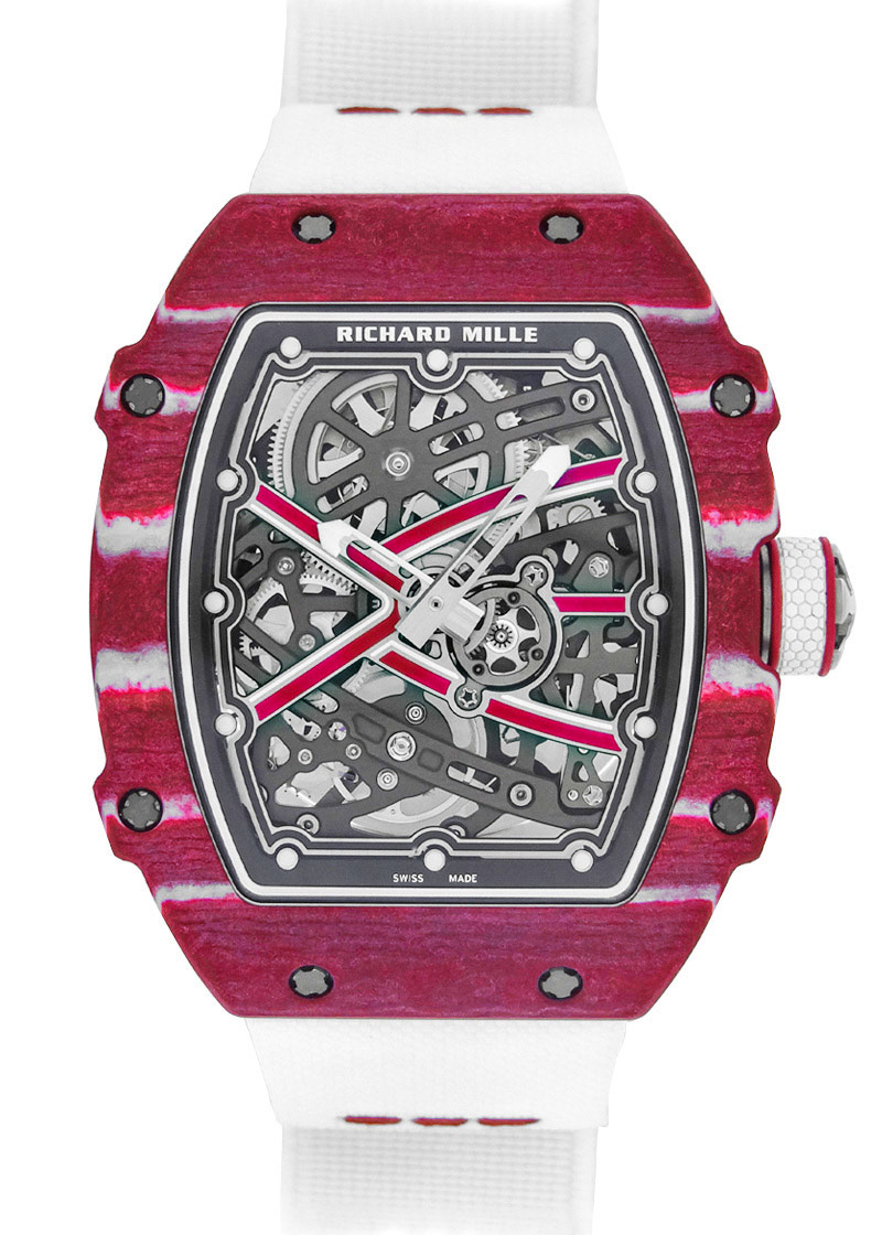 RICHALMILL - Automatic Muttaz Esa Balsim High Jump| RICHARD MILLE| RM67 - 02| Quartz TPT / Carbon TPT Skeleton Dial Winding Elastic RICHALMILL - Automatic Muttaz Esa Balsim High Jump| RICHARD MILLE| RM67 - 02| Quartz TPT / Carbon TPT Skeleton Dial Winding Elastic - Image 1